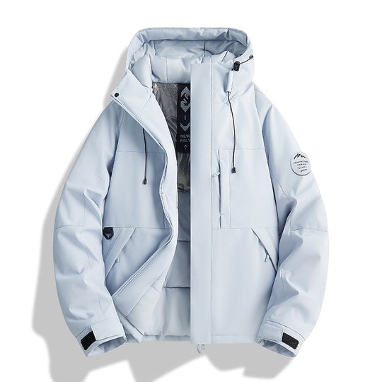 Damen Wattierte Winterjacke mit Kapuze, wasserabweisend und winddicht Nord Taschen