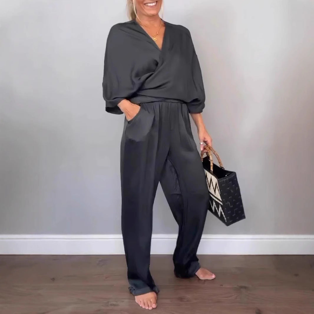 Damen elegantes und bequemes Jumpsuit Set