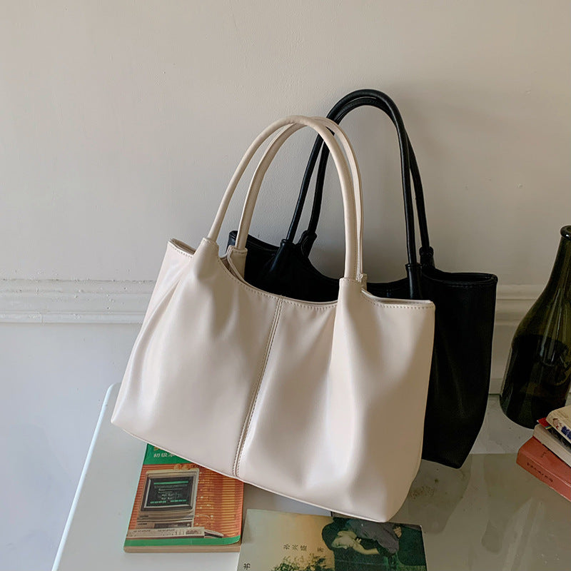 Damen Tragetasche mit minimalistischer Silhouette und elegantem Kunstleder Nord Taschen