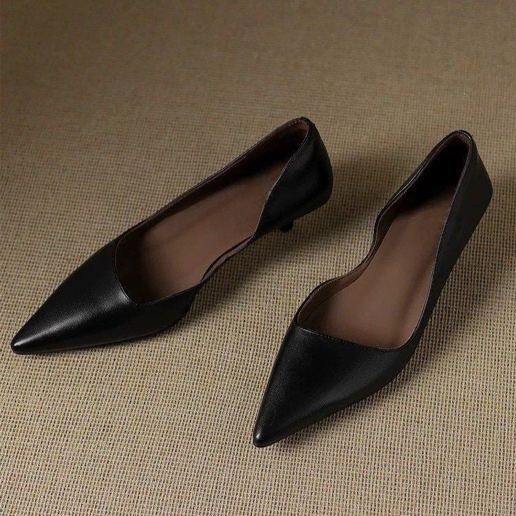 Damen elegante spitze Absatzschuhe