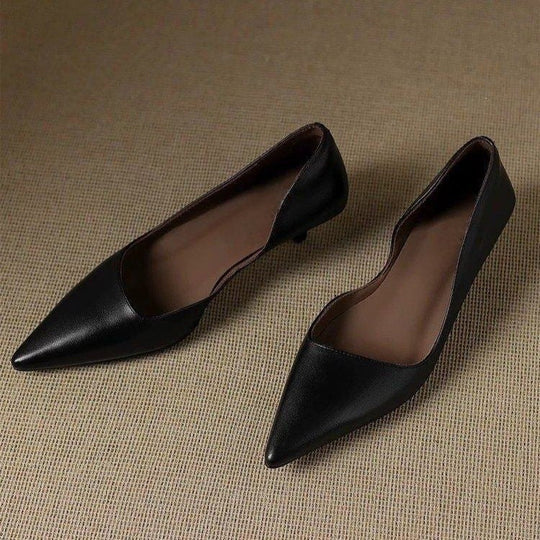 Damen elegante spitze Absatzschuhe