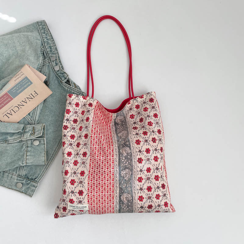 Damen Tragetasche mit elegantem Bandana-Design Nord Taschen