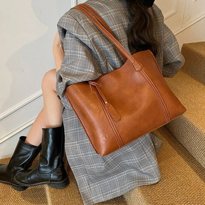 Damen geräumige Handtasche aus hochwertigem Echtleder Nord Taschen