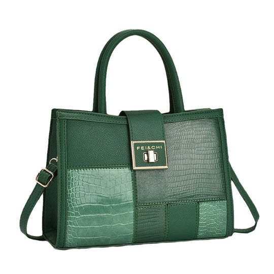 Damen hochwertige Handtasche mit strukturiertem Design und abnehmbarem Schulterriemen Nord Taschen