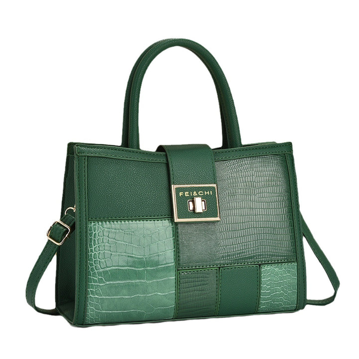 Damen hochwertige Handtasche mit strukturiertem Design und abnehmbarem Schulterriemen Nord Taschen