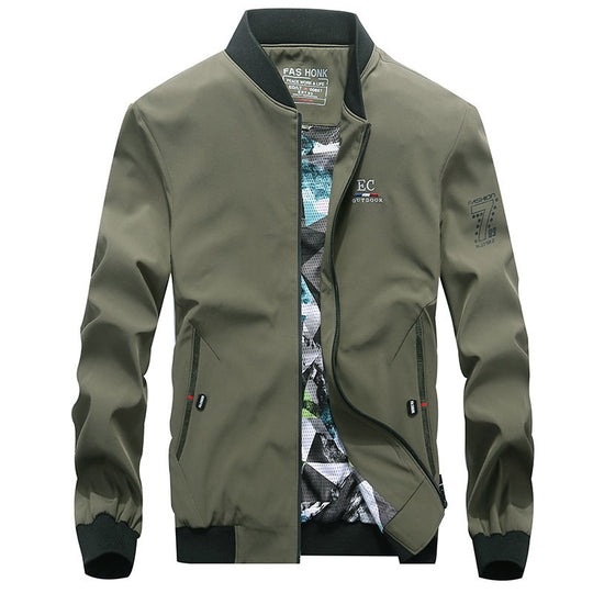 Herren leichter Softshell-Bomber mit gemustertem Mesh-Futter und windabweisendem Außenmaterial Nord Taschen