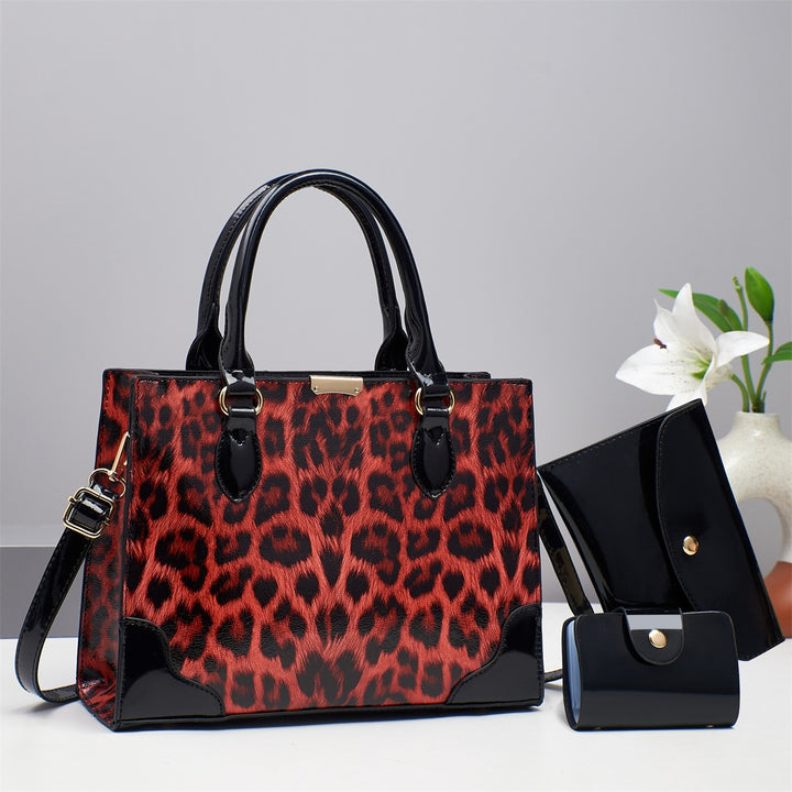 Damen elegante Handtasche mit animalischem Muster Nord Taschen