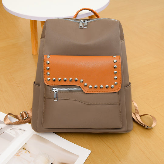 Damen modischer Backpack mit eleganten Nietenakzenten Nord Taschen