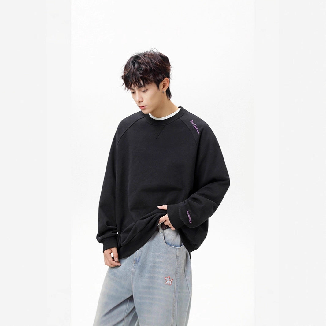 Damen Bequemer Oversized Sweater Nord Taschen