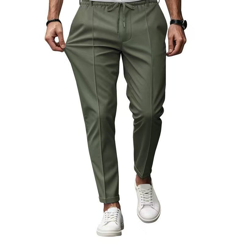 Herren elegante Freizeit-Hose mit elastischem Bund und seitlichen Eingrifftaschen Nord Taschen