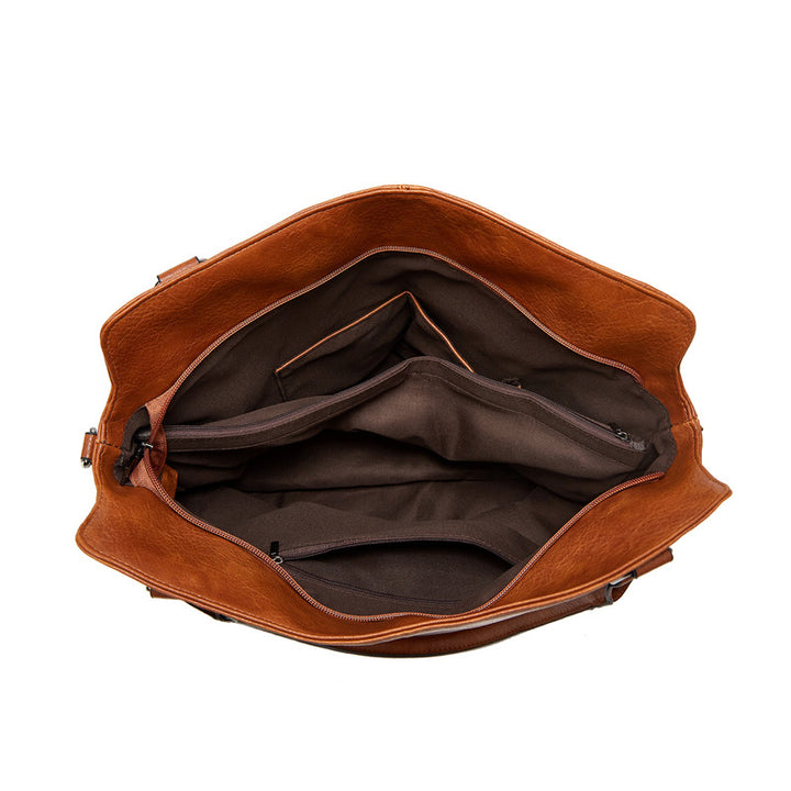 Damen Hobo-Tasche mit elegantem Faltendesign und abnehmbaren Schulterriemen Nord Taschen