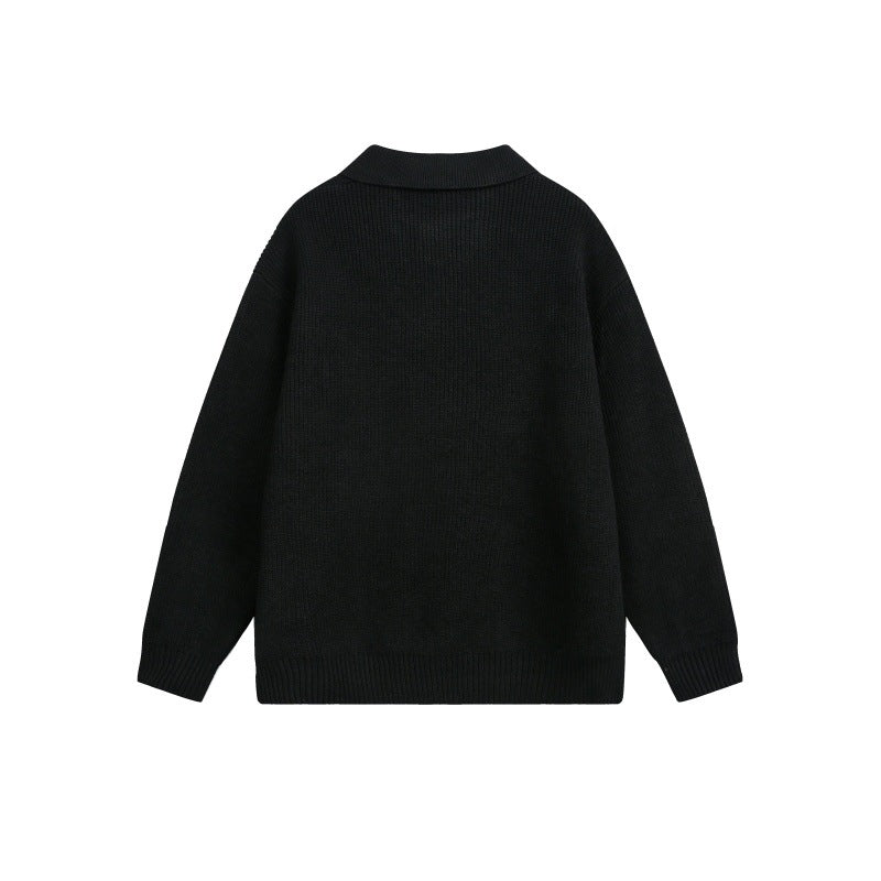 Damen Grobstrick-Polo mit Kentkragen und Oversize-Silhouette Nord Taschen