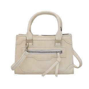 Damen stilvolle Handtasche mit dekorativem Reißverschluss Nord Taschen
