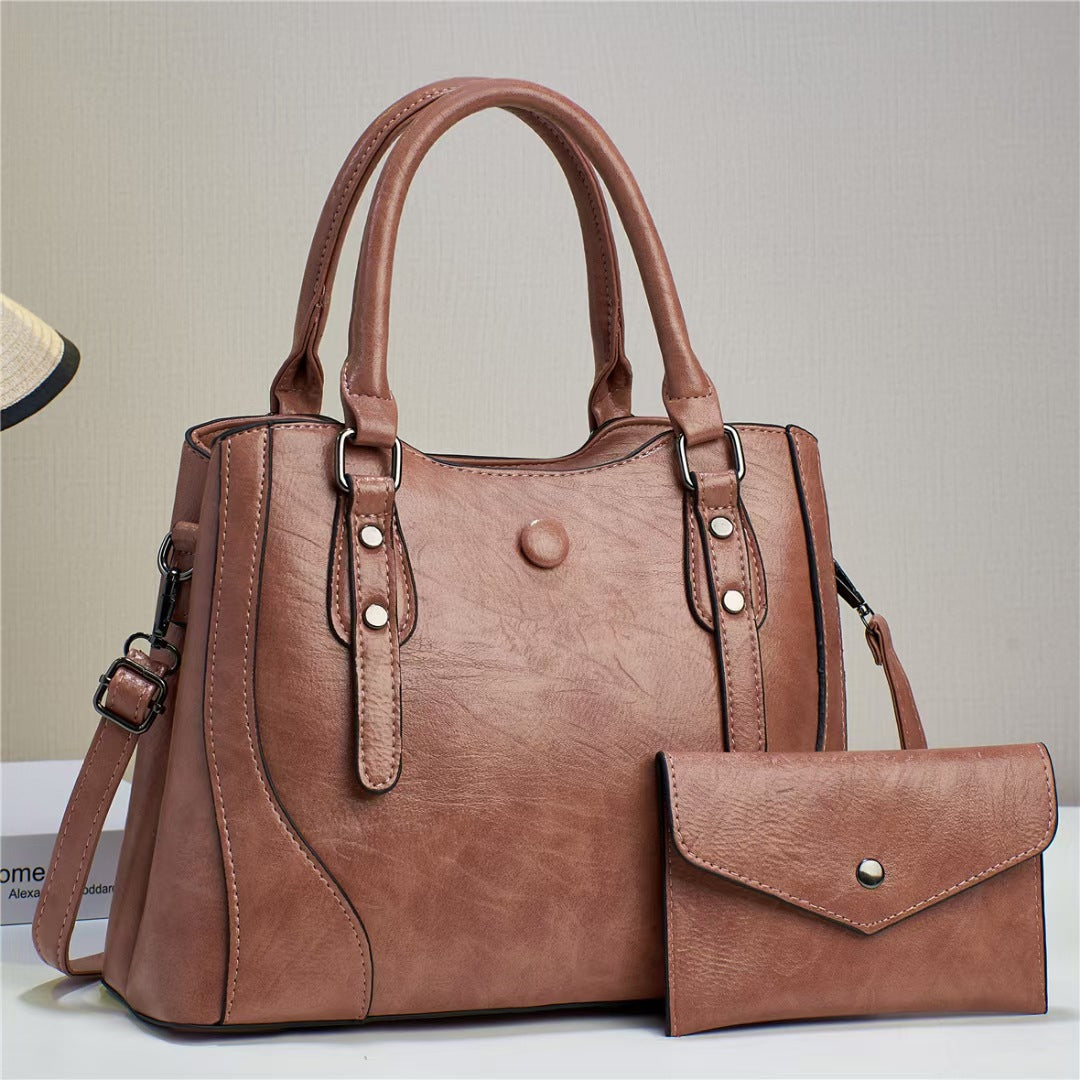 Damen Handtasche mit robustem Design und abnehmbarer Mini-Clutch Nord Taschen