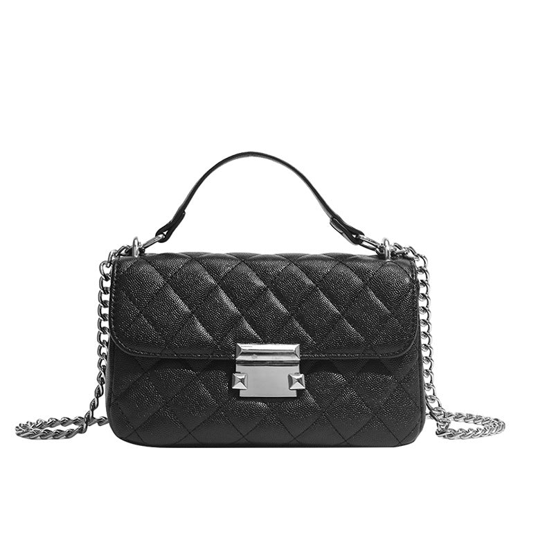 Damen Umhängetasche mit eleganter Steppoptik und luxuriösem Kettenverschluss Nord Taschen