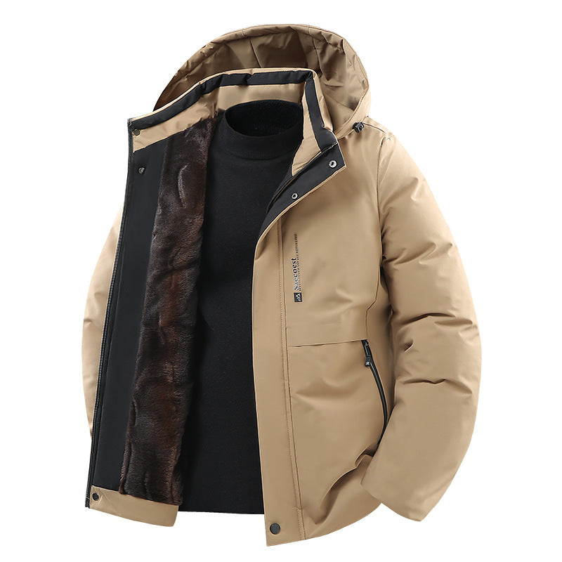 Herren Wasserabweisende Winterjacke Nord Taschen