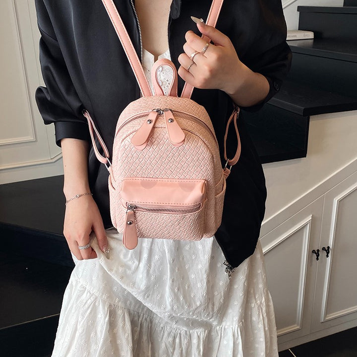 Damen Rucksack mit kunstvoll gewebtem Obermaterial und zusätzlichen Reißverschlusstaschen Nord Taschen