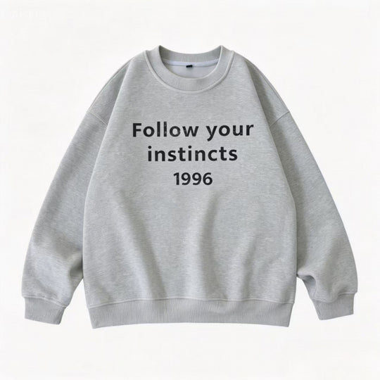 Unisex Oversize Rundhals‑Sweatshirt mit Statement‑Print Nord Taschen