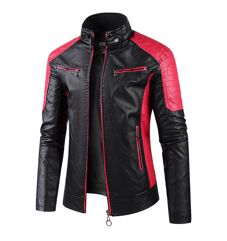 Herren Modische Bikerjacke Nord Taschen