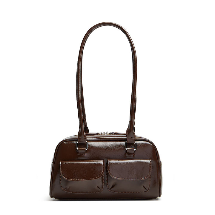 Damen Handtasche mit zwei praktischen Außentaschen Nord Taschen