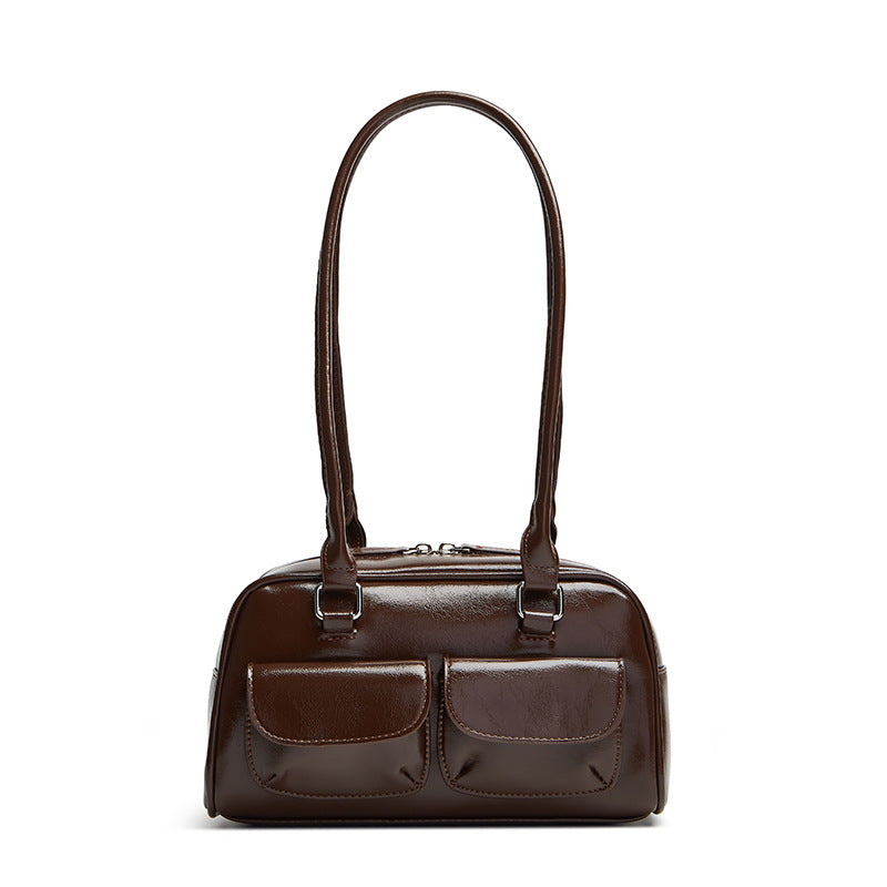 Damen Handtasche mit zwei praktischen Vorderfächern Nord Taschen