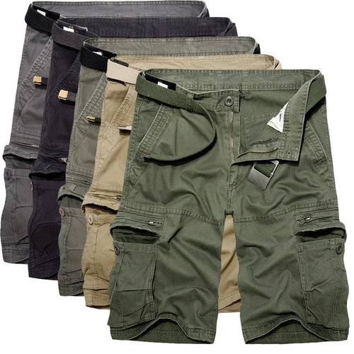 Herren Cargo-Shorts mit multifunktionalen Taschen und verstellbarem Gürtel Nord Taschen