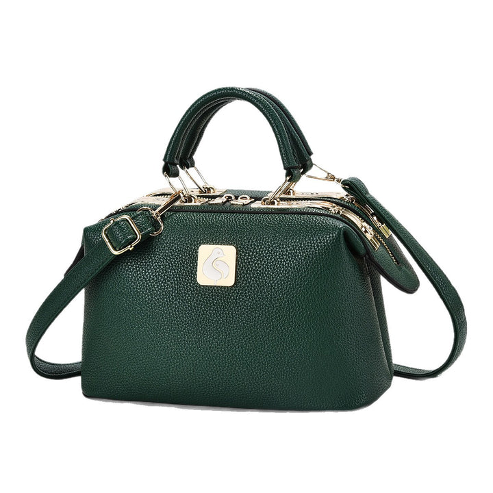 Damen elegante Handtasche mit strukturiertem Leder Nord Taschen