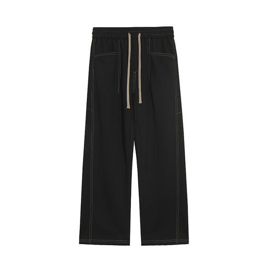 Damen Weite Palazzo‑Hose mit hohem Elastbund & Kordelzug Nord Taschen