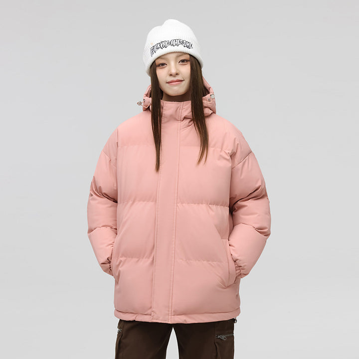 Warme, gefütterte Jacke mit Kapuze für Damen und Herren