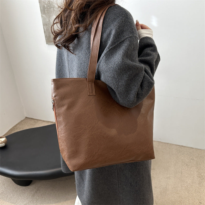Damen Tote-Tasche aus hochwertigem Kunstleder mit minimalistischer Gestaltung Nord Taschen