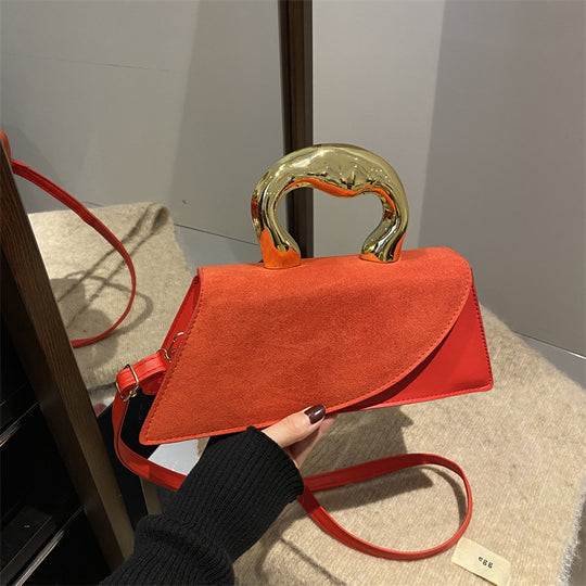 Damen elegante Handtasche mit luxuriösem Acrylgriff Nord Taschen
