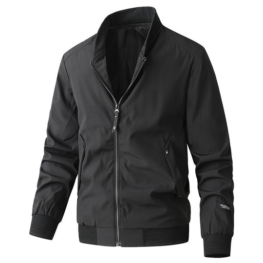 Herren leichter Urban-Bomber mit wasserabweisender Shell, geripptem Saum und Pattentaschen Nord Taschen