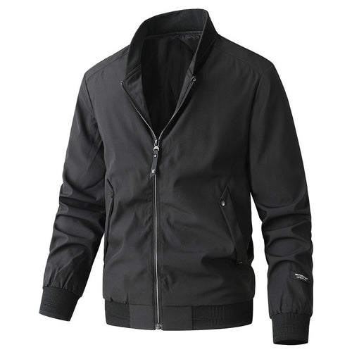 Herren leichter Urban-Bomber mit wasserabweisender Shell, geripptem Saum und Pattentaschen Nord Taschen
