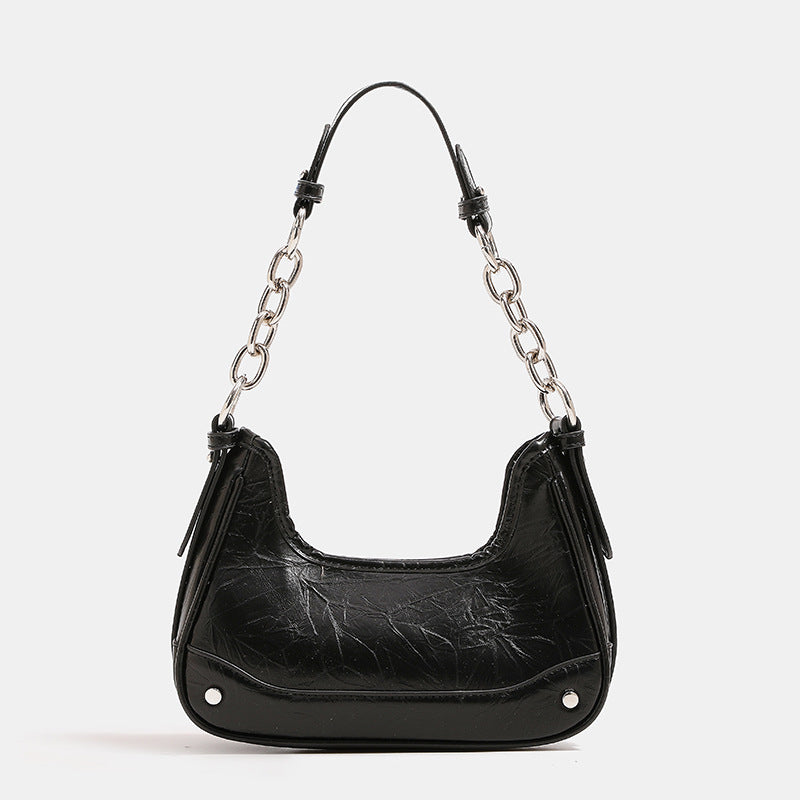 Damen Hobo-Tasche mit modernem Kettenhenkel und strukturiertem Design Nord Taschen