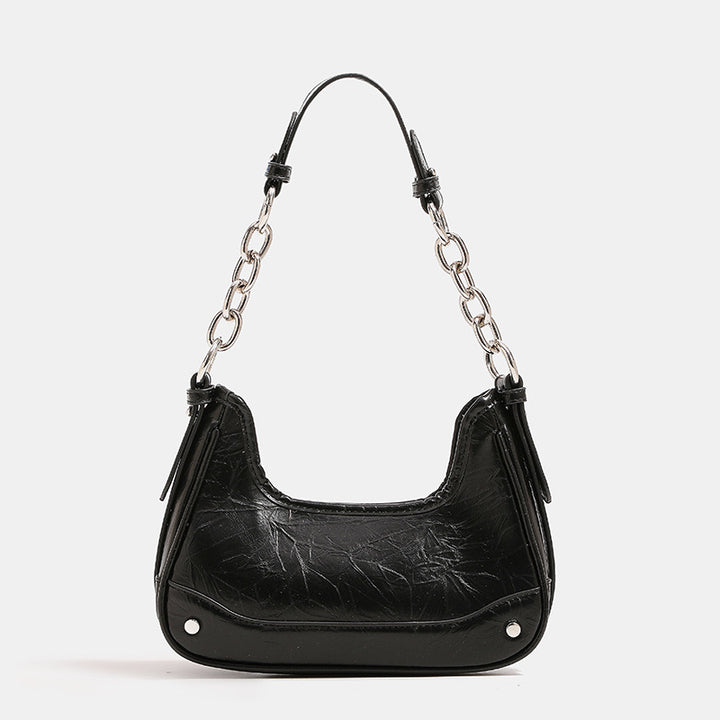 Damen Hobo-Tasche mit modernem Kettenhenkel und strukturiertem Design Nord Taschen