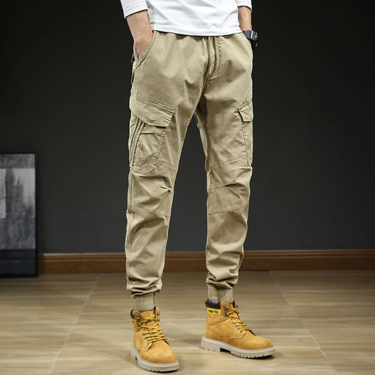 Herren Tapered-Cargo‑Jogger mit geripptem Knöchelabschluss und verstärkten Kniepaneelen Nord Taschen