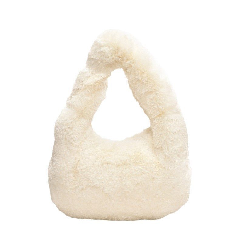 Damen Handtasche aus luxuriösem Kunstfell Nord Taschen