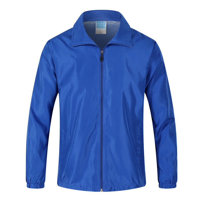 Herren Leichte Windjacke mit Mesh-Innenfutter, Stehkragen & elastischem Saum Nord Taschen
