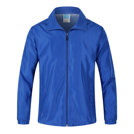 Herren Leichte Windjacke mit Mesh-Innenfutter, Stehkragen & elastischem Saum Nord Taschen