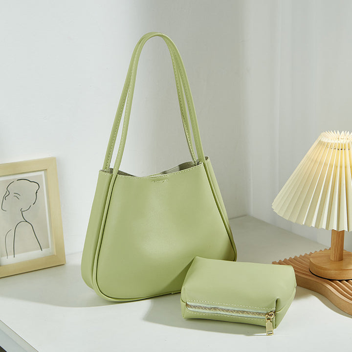 Damen Hobo Tasche mit abnehmbarem Kosmetiktäschchen Nord Taschen