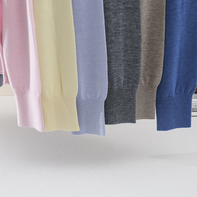 Damen Feiner Knopf-Cardigan mit Rundhalsausschnitt, schmaler Passform und Rippenabschlüssen Nord Taschen