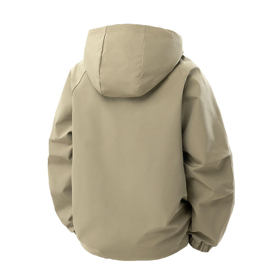 Herren Wasserabweisende urbane Parka‑Jacke mit verstellbarer Kapuze und Multifunktions‑Taschen Nord Taschen