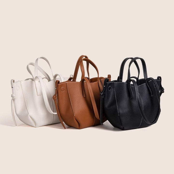 Damen Henkeltasche mit elegantem Faltendesign und praktischen Tragegriffen Nord Taschen