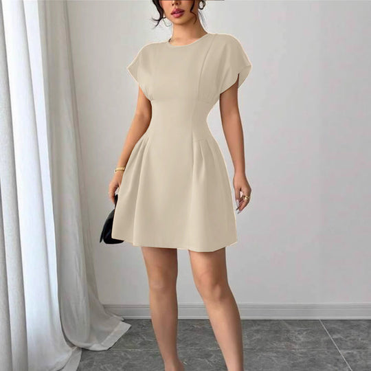 Damen Wickelkleid mit elegantem Schnitt und fließendem Rock