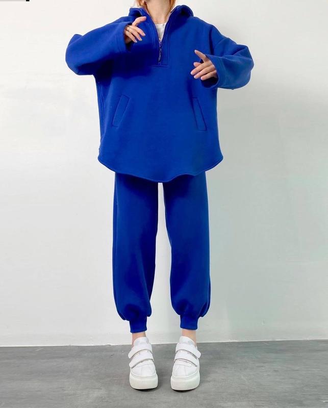 Damen lässiger Hoodie mit hochwertigem Reißverschluss und elastichem Bund