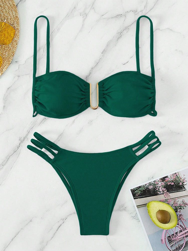 Damen Bikini Set Nord Taschen