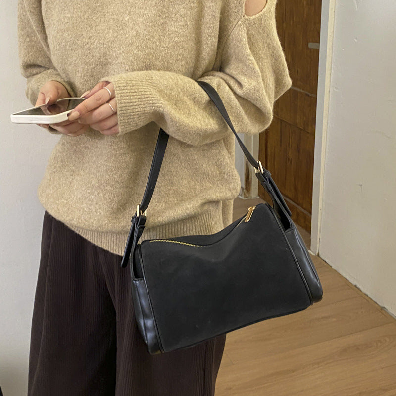 Damen Umhängetasche aus hochwertigem Kunstleder mit elegantem Strukturdesign Nord Taschen