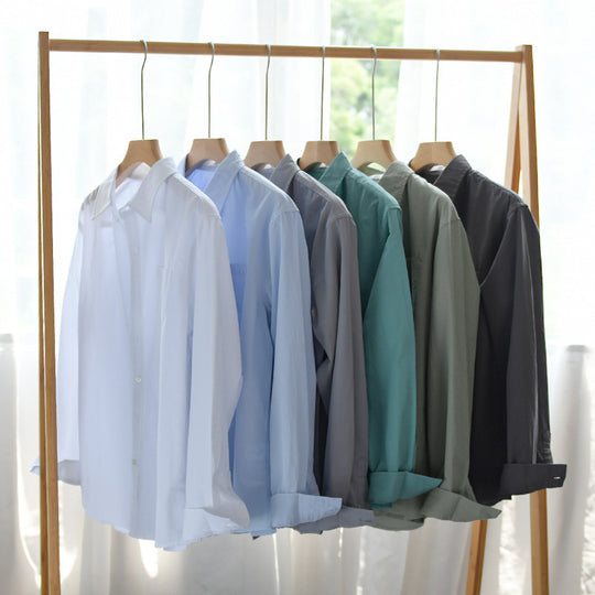 Herren Leichtes Baumwoll‑Leinen Overshirt mit Brusttasche und Relaxed‑Fit Nord Taschen