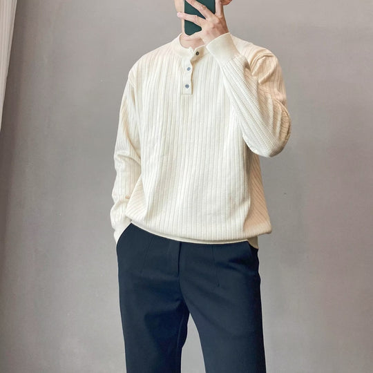 Herren Strickpullover mit strukturiertem Design Nord Taschen