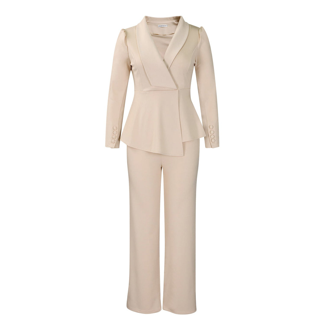 Damen Elegantes Blazer-Hosen-Set